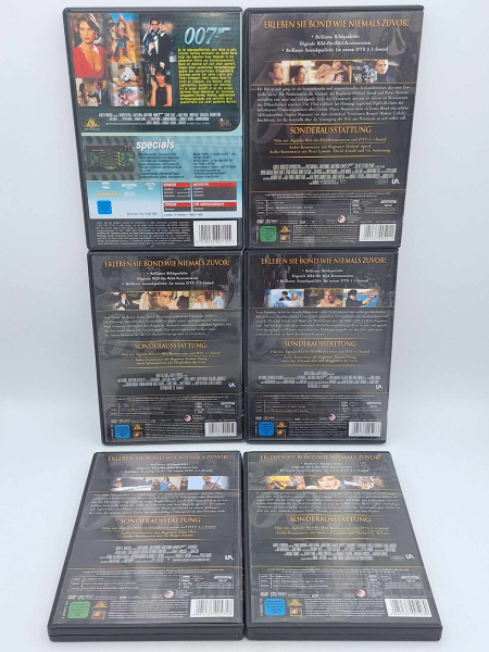 6x James Bond 007 Ultimate Collection DVD Film Sammlung
